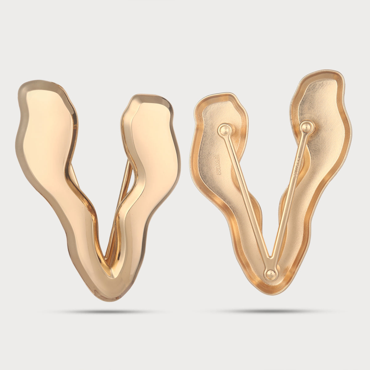 Abstract Form Premium Metal Buckle