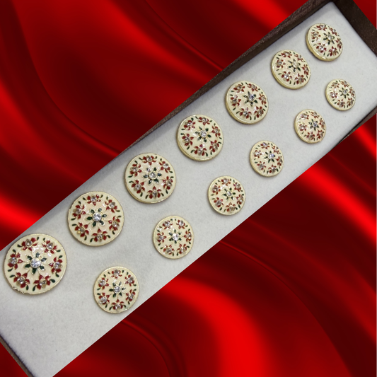 Sherwani Button (7 Big & 6 Small Pcs)