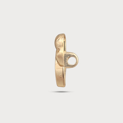 Fashion-Forward Metal Button