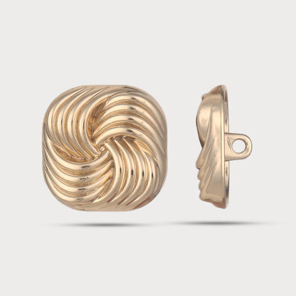 Signature Series Golden Metal Button