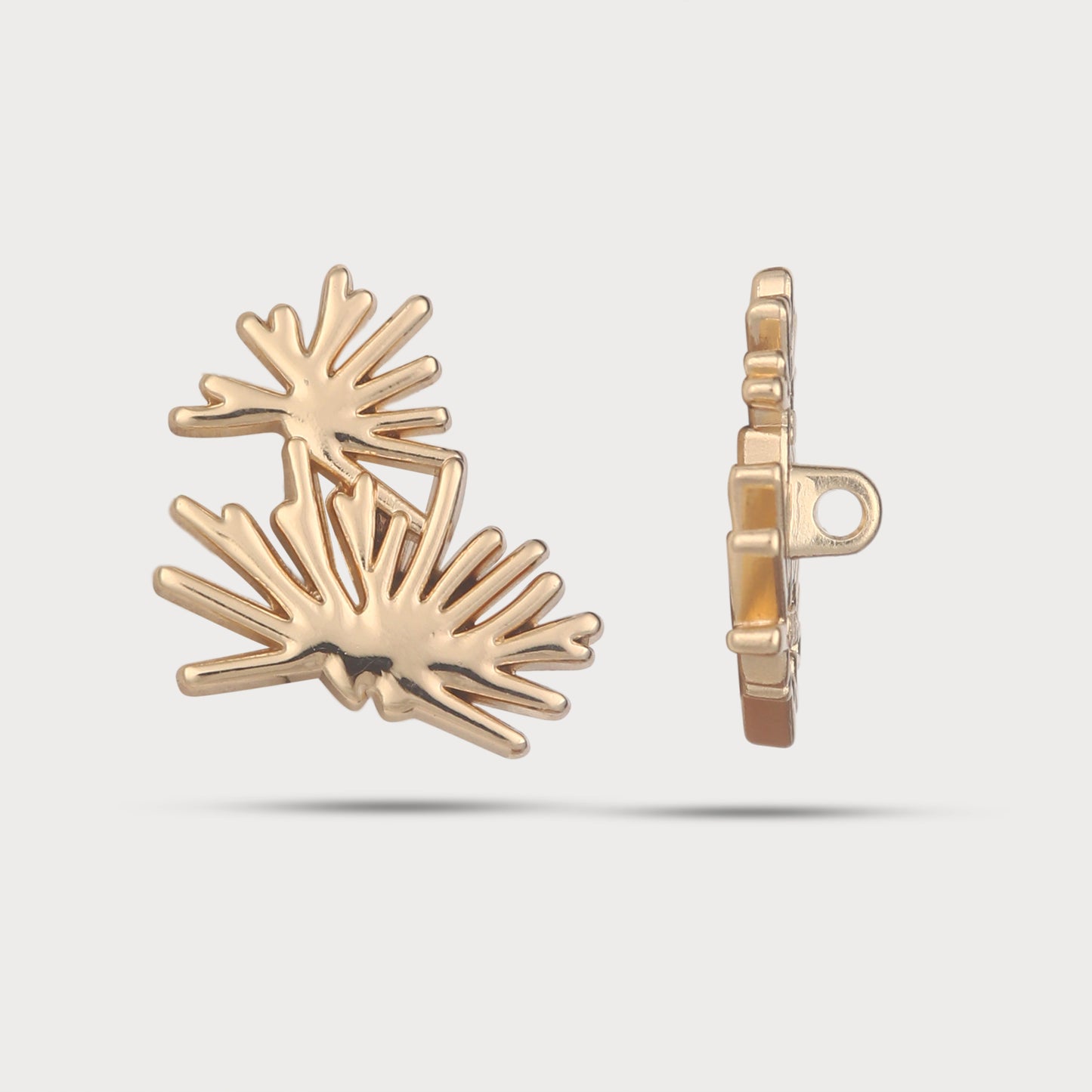 Runway Series Golden Metal Button