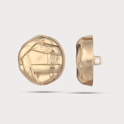 Curated Shape Designer Metal Button