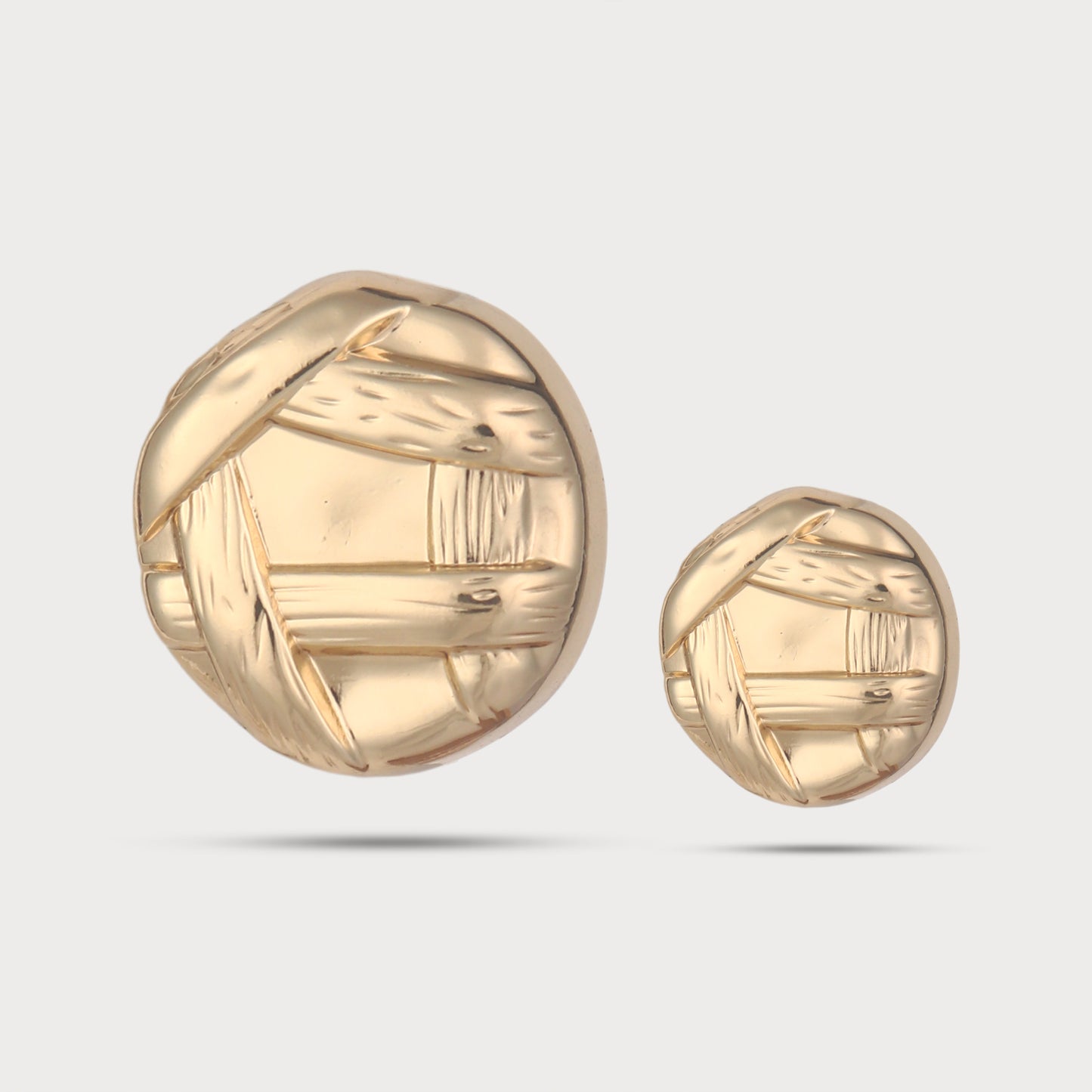 Curated Shape Designer Metal Button