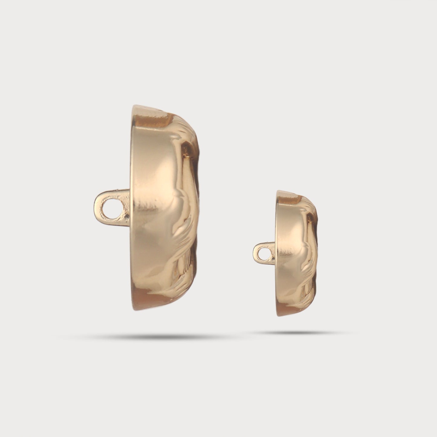 Curated Shape Designer Metal Button
