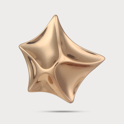 Modern Designer Golden Metal Button