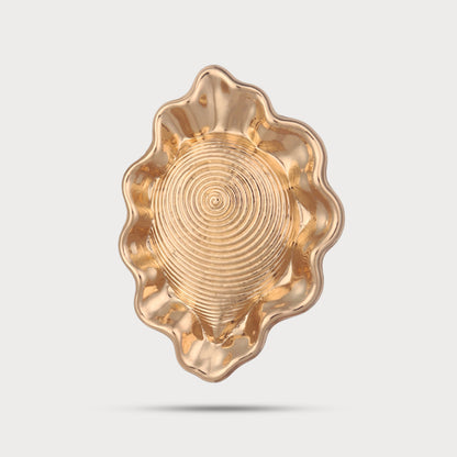 Sculpted Artisan Designer Metal Button