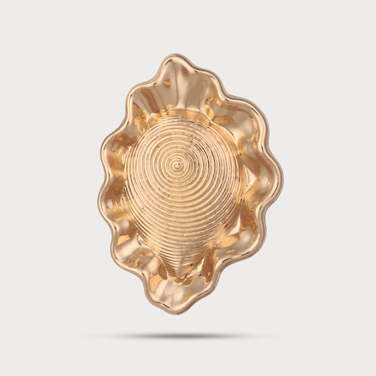 Sculpted Artisan Designer Metal Button
