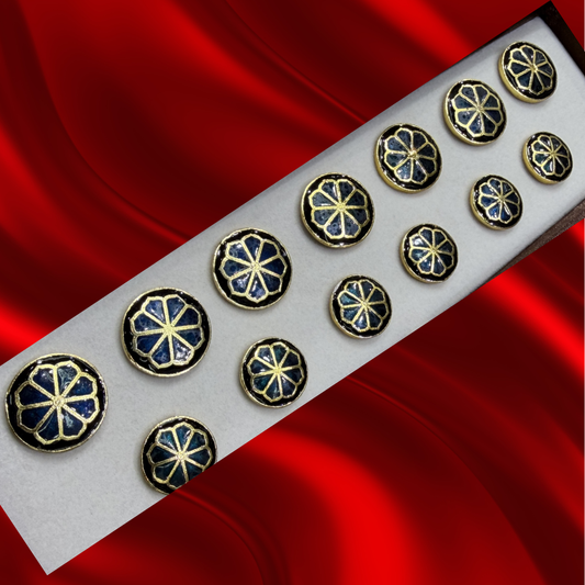 Sherwani Button (7 Big & 6 Small Pcs)