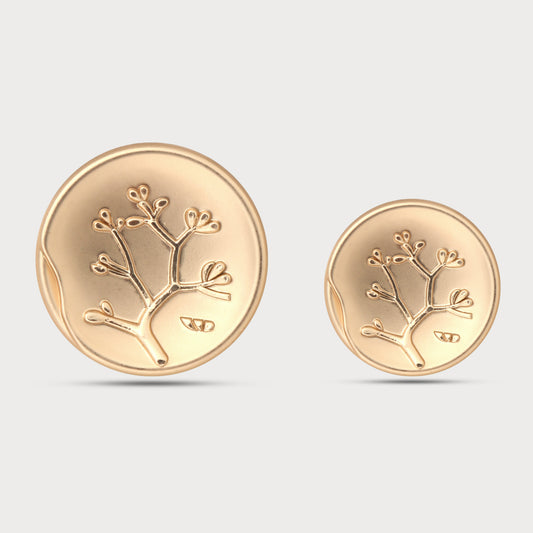Fashion Week Golden Metal Buttons