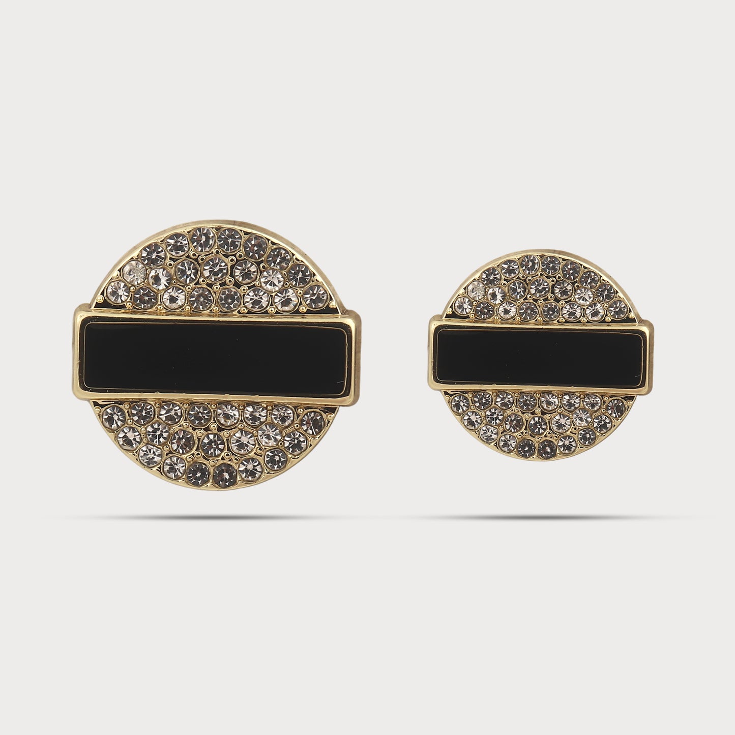 Premium Stone Engraved Golden Metal Button