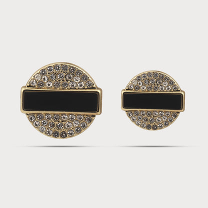 Premium Stone Engraved Golden Metal Button