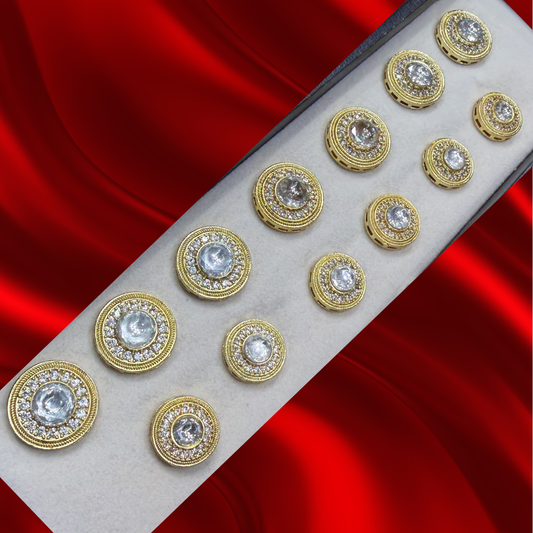Sherwani Button (7 Big & 6 Small Pcs)
