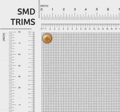 Gold-Finish Metal Buttons