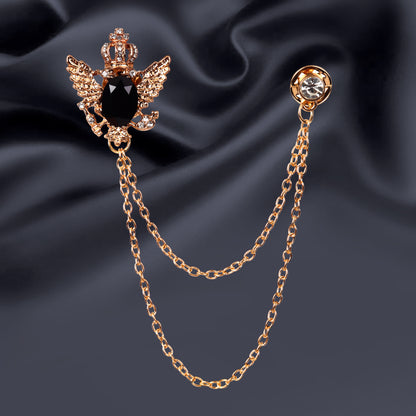 Classic Stone Brooch for Bandhgalas and Party Wear