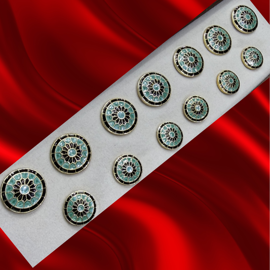 Sherwani Button (7 Big & 6 Small Pcs)