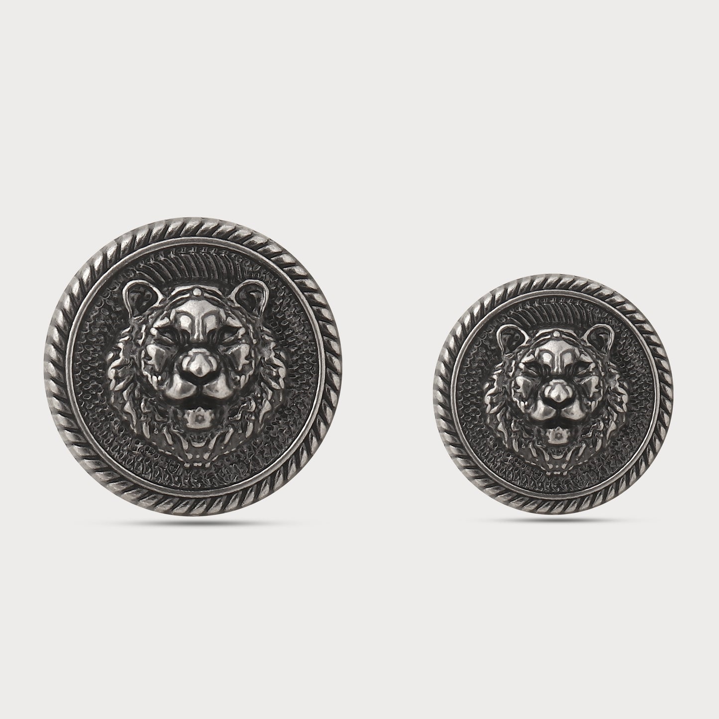 Majestic Regal Lion Metal Buttons