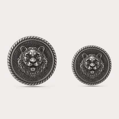 Majestic Regal Lion Metal Buttons