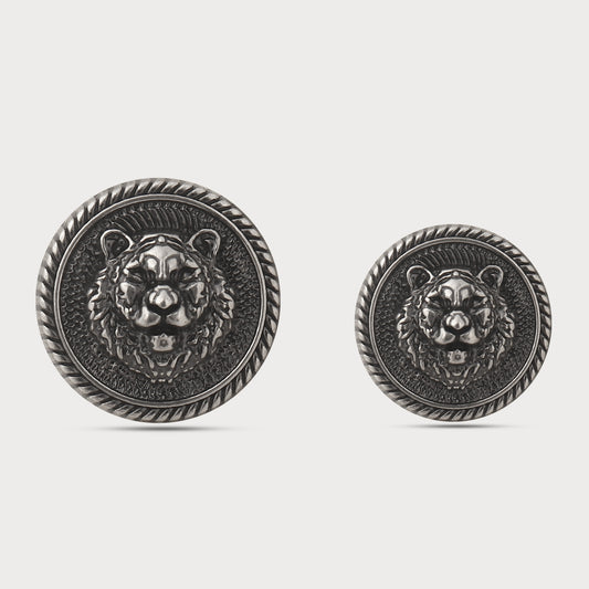 Majestic Regal Lion Metal Buttons
