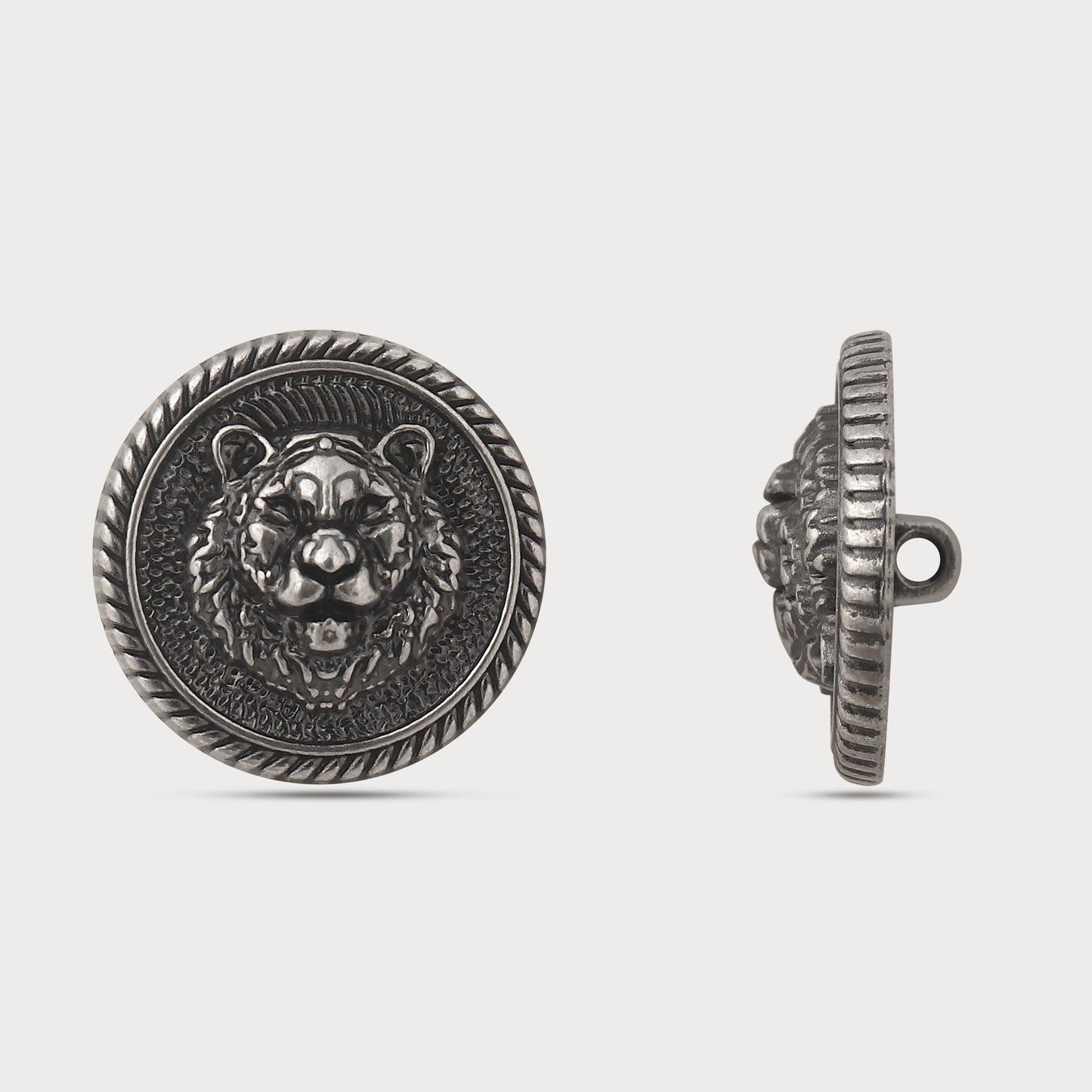 Majestic Regal Lion Metal Buttons
