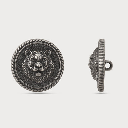 Majestic Regal Lion Metal Buttons
