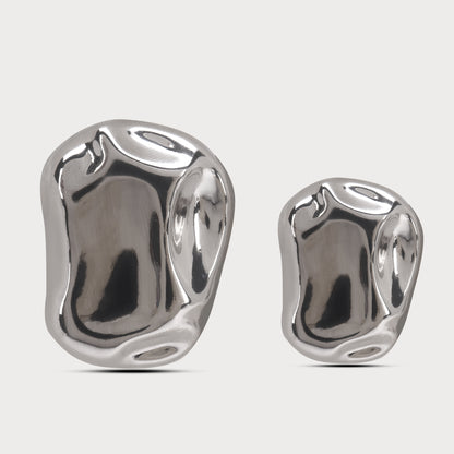 Designer Dresses Silver Buttons