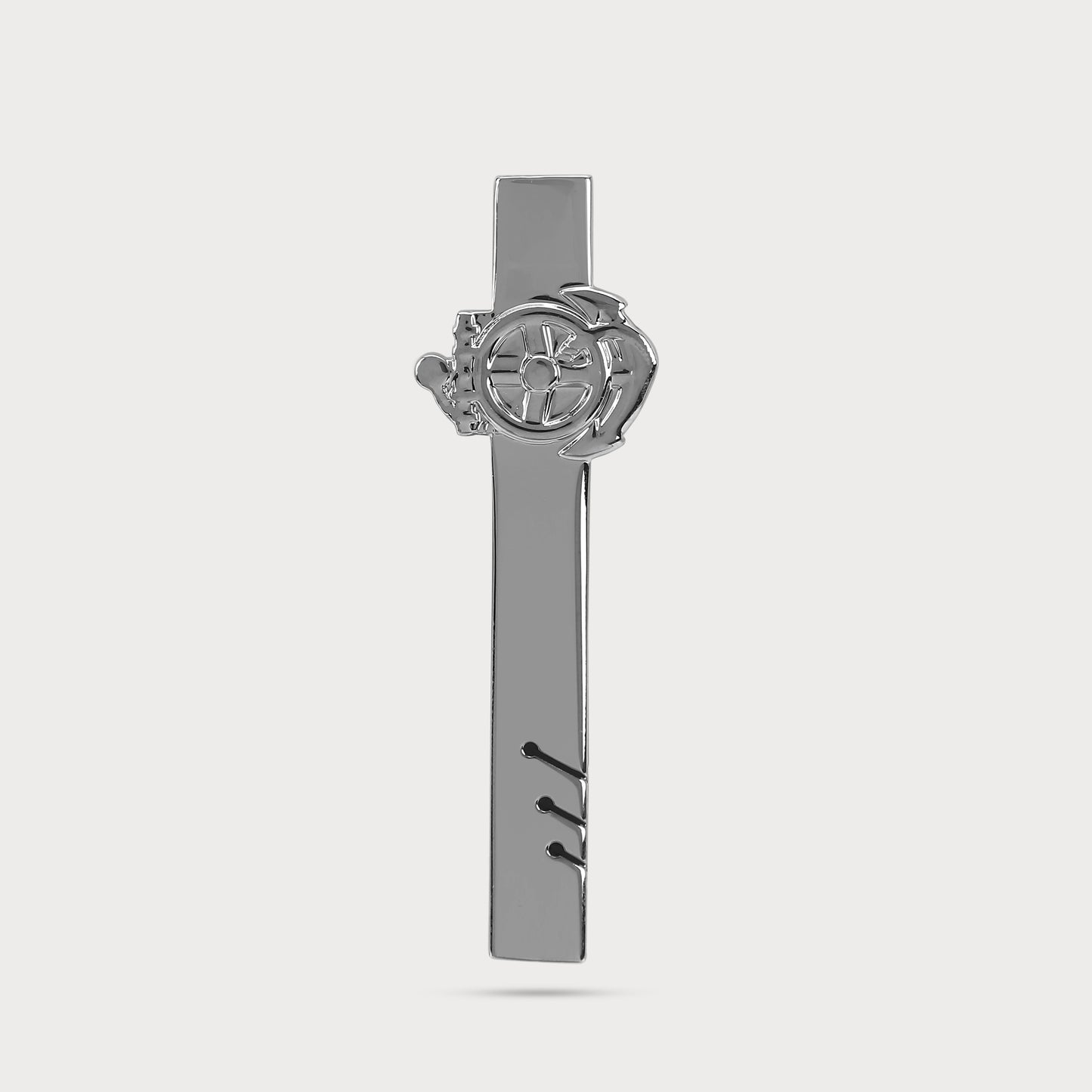 Premium Party Wear Silver Tie Bar