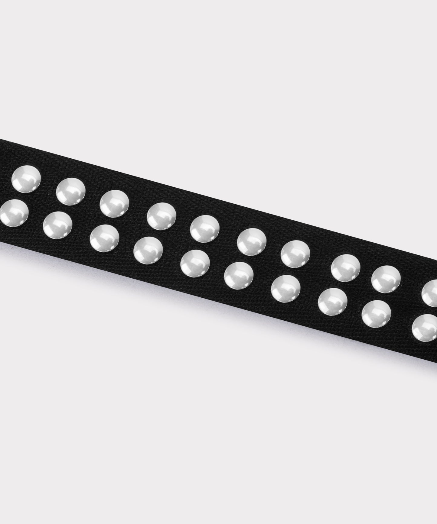 Black Rivets Lace Trim (Pack of 5 Meters)