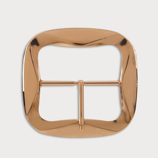 Oversize Golden Runway Style Metal Buckle