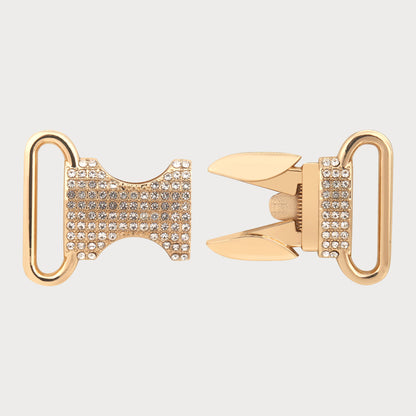 Stone Metal Clasp for Couture Wear