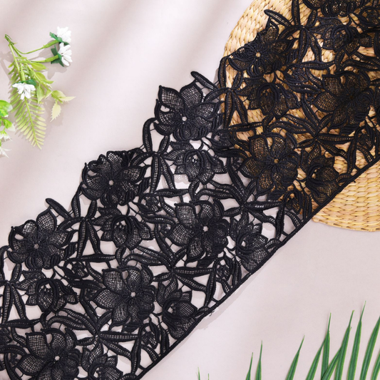 Broad Size Designer Embroidery Lace