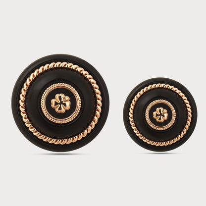 Elite Brushed Metal Buttons