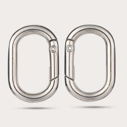 Fashion Oval Open-Close Metal Clasp