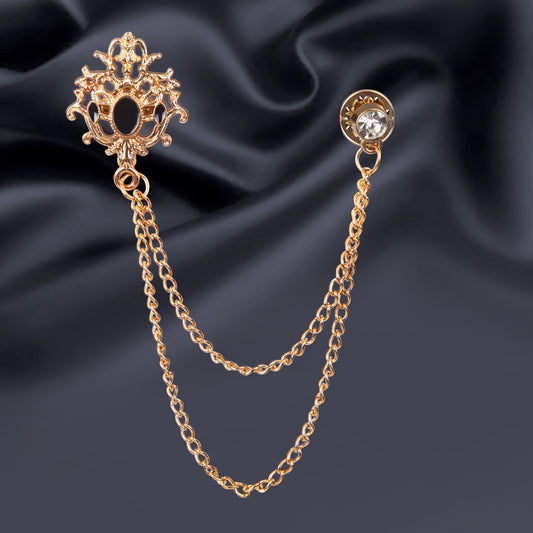 Antique Rajwadi Brooch for Nehru Jackets and Sherwanis