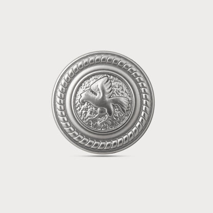 Luxe Silver Polished Buttons