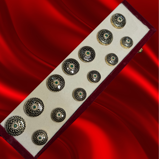 Sherwani Button (7 Big & 6 Small Pcs)