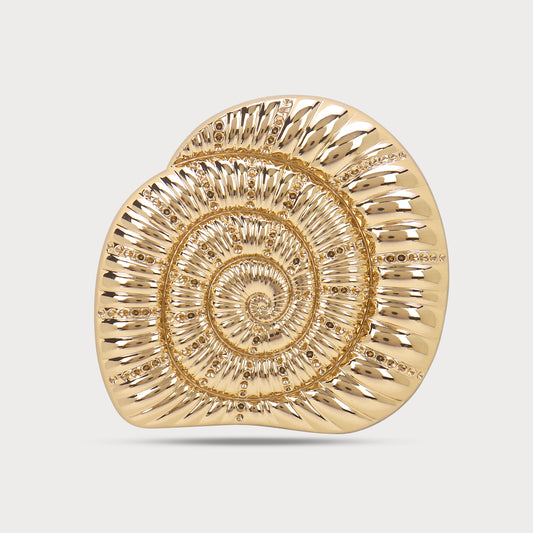 Shell Finish Golden Buckle
