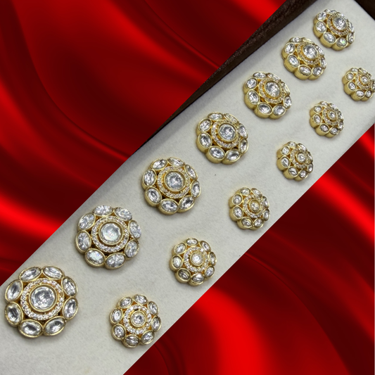 Sherwani Button (7 Big & 6 Small Pcs)