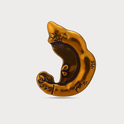 Antique Brass Buttons with Textured Designer Craft