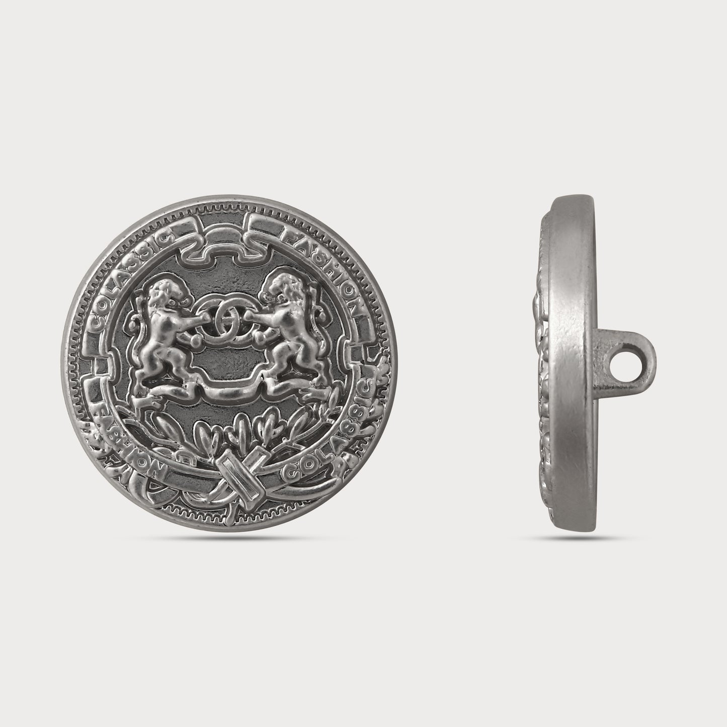 Silver Engraved Buttons