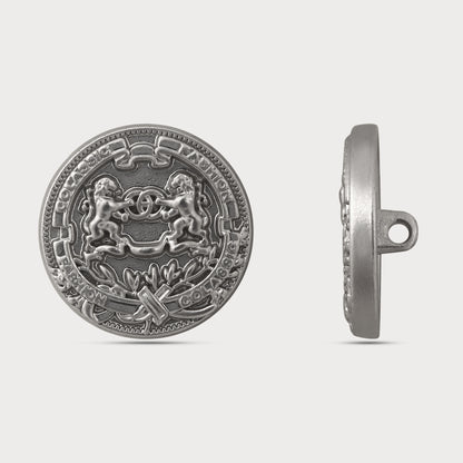 Silver Engraved Buttons