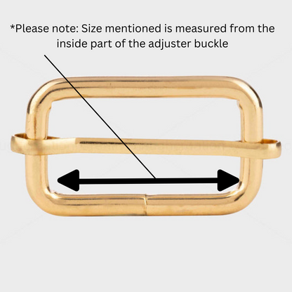 Golden Adjustable Metal Buckle for Bags and Belts