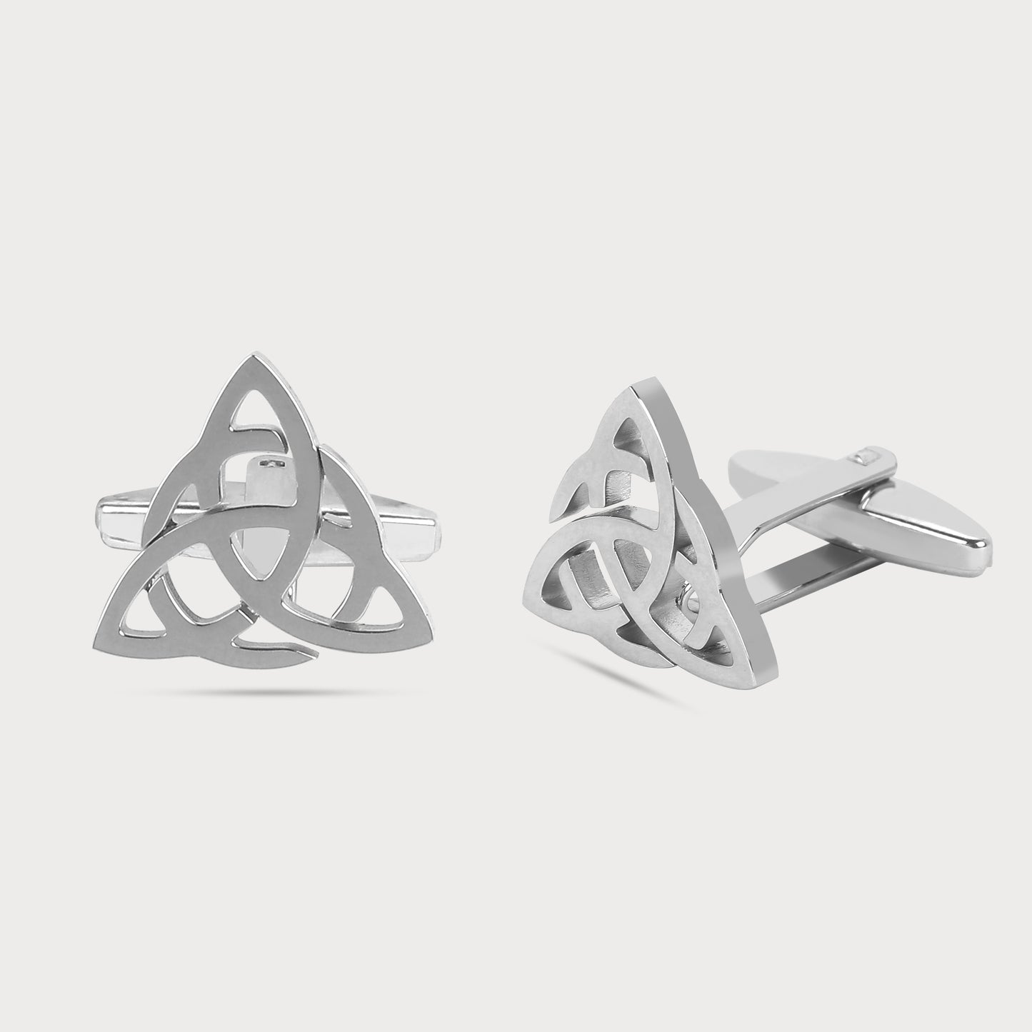 Silver Trinity Knot Designer Cufflinks