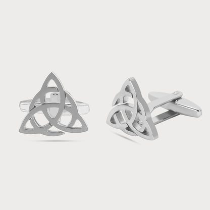 Silver Trinity Knot Designer Cufflinks