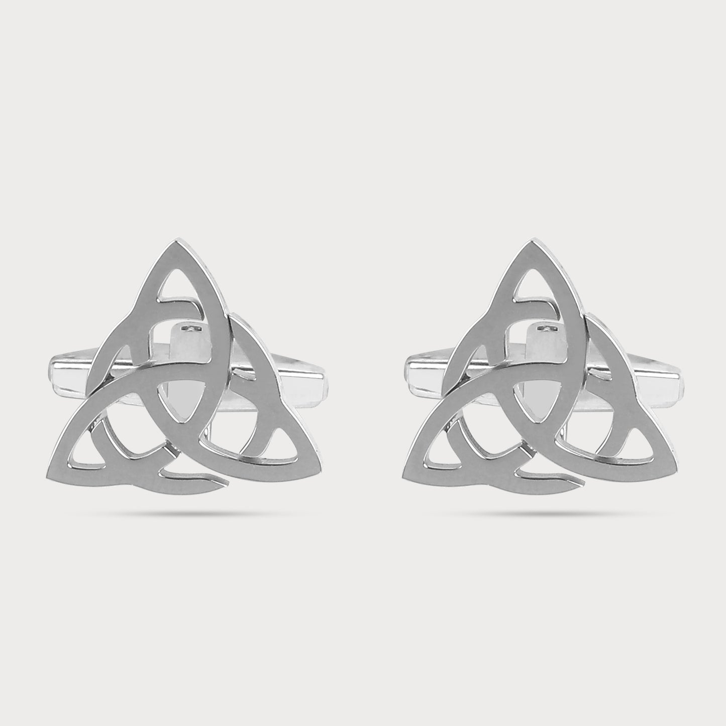 Silver Trinity Knot Designer Cufflinks