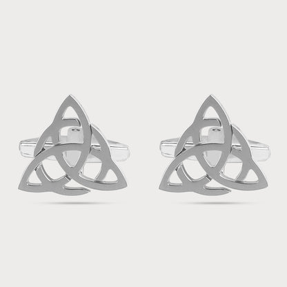 Silver Trinity Knot Designer Cufflinks