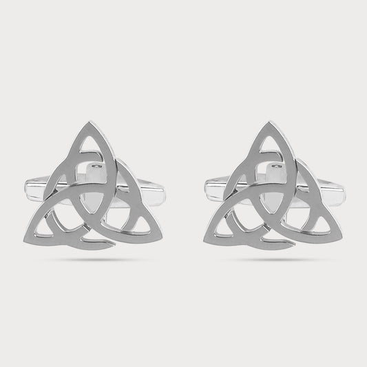 Silver Trinity Knot Designer Cufflinks