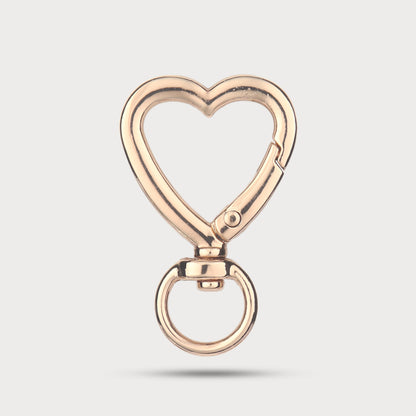 Designer Heart Open-Close Metal Closure