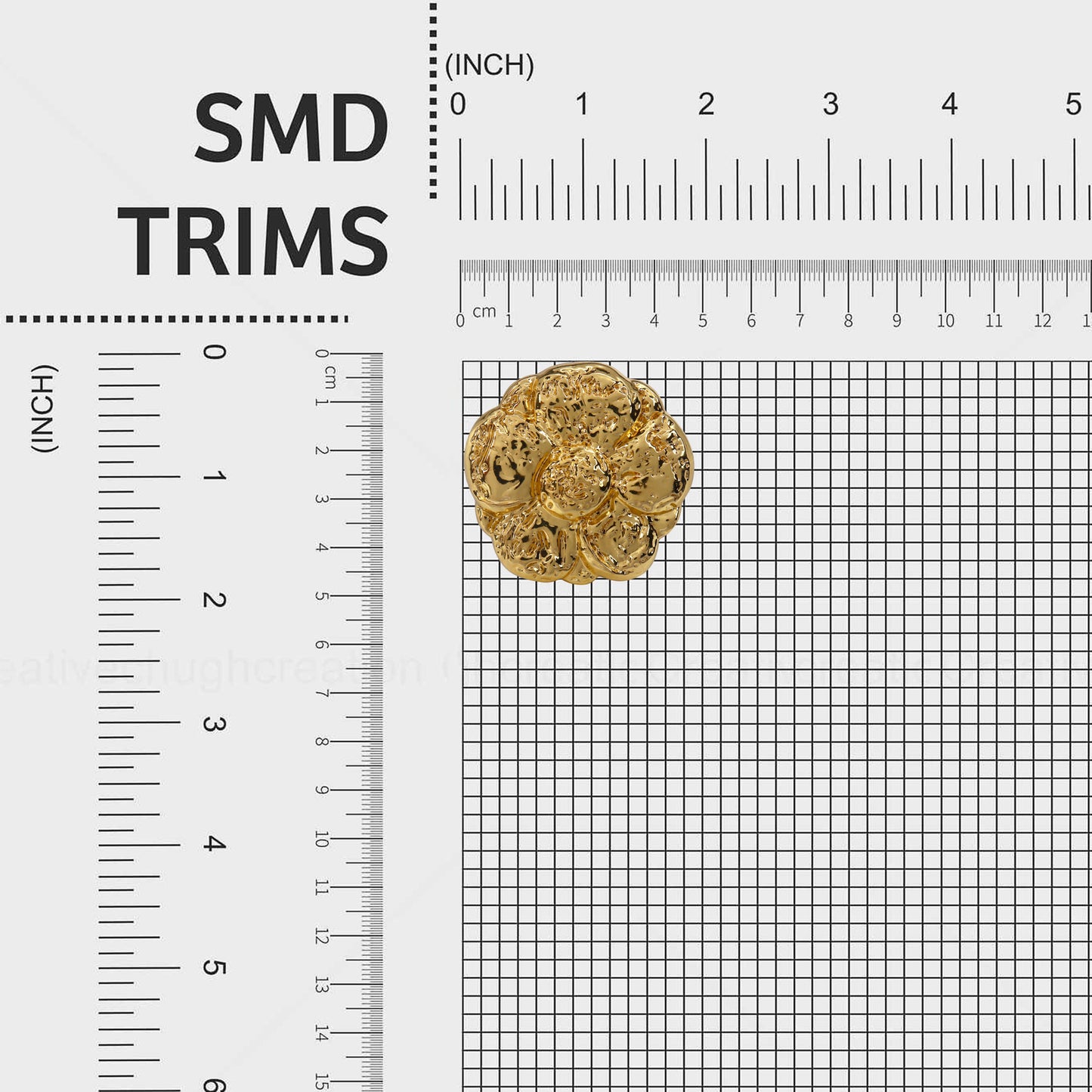 Luxury Oversized Golden Metal Buttons