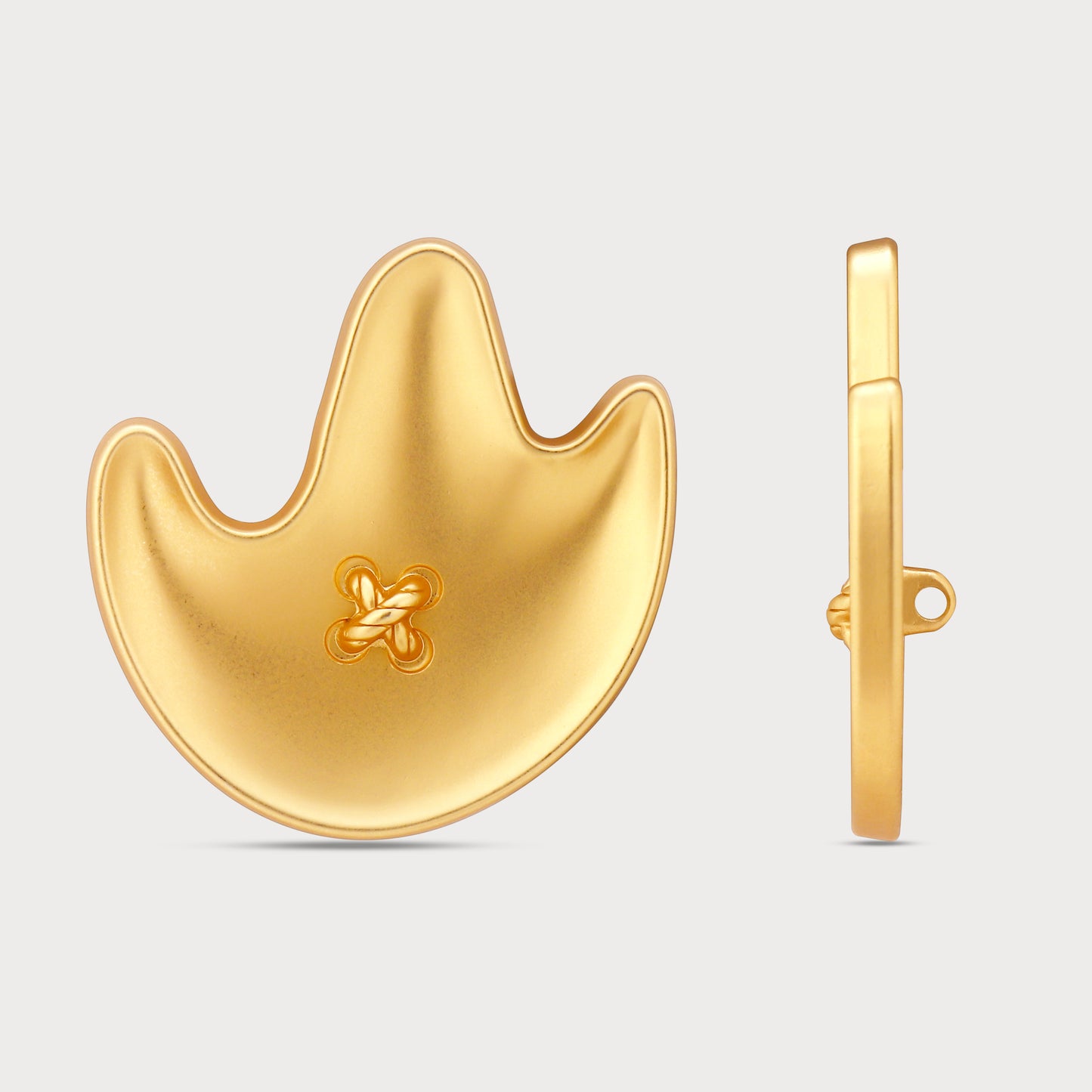 Exclusive Gold Buttons Artisan Detailing