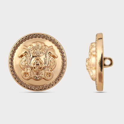 High-End Polished Gold Buttons